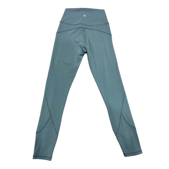 Lululemon In Movement 7/8 Tight 25" Mystic Green Size 4 - Picture 5 of 8